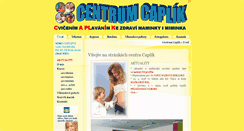 Desktop Screenshot of caplik.cz